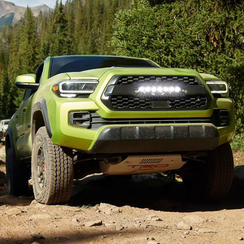Roxmad Front Grill Replacement with LED Off-Road Lights for 2016-2023 Toyota Tacoma