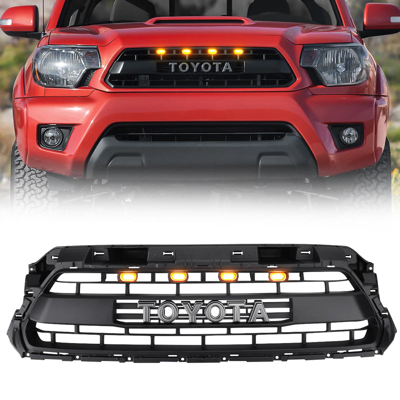 2015 toyota tacoma grille with amber lights
