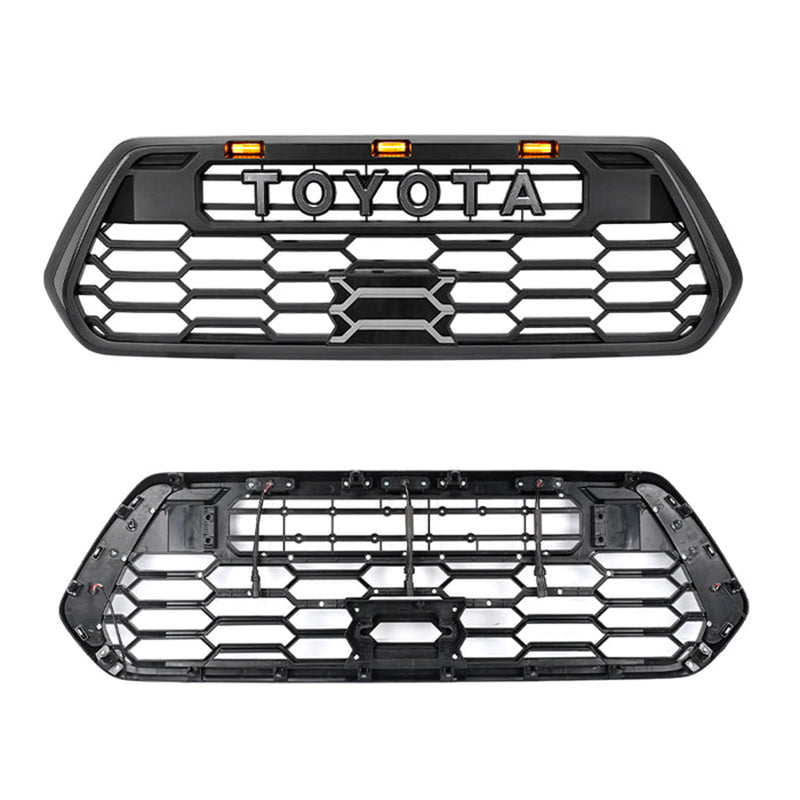 toyota tacoma front grille with led grille lights
