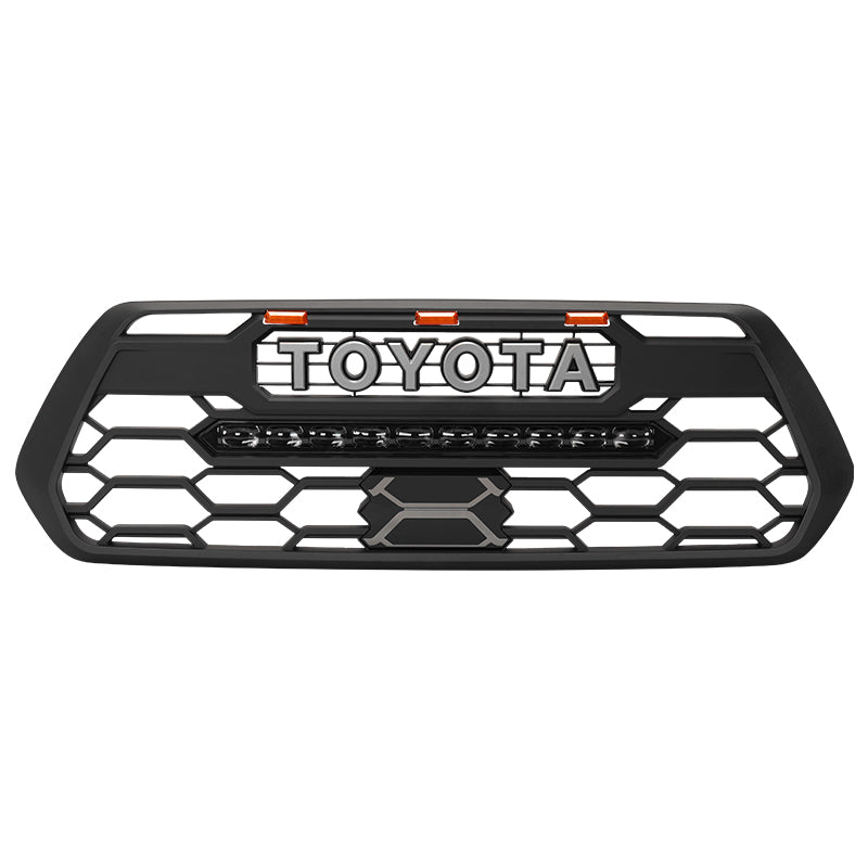 toyota tacoma front grille with led lights