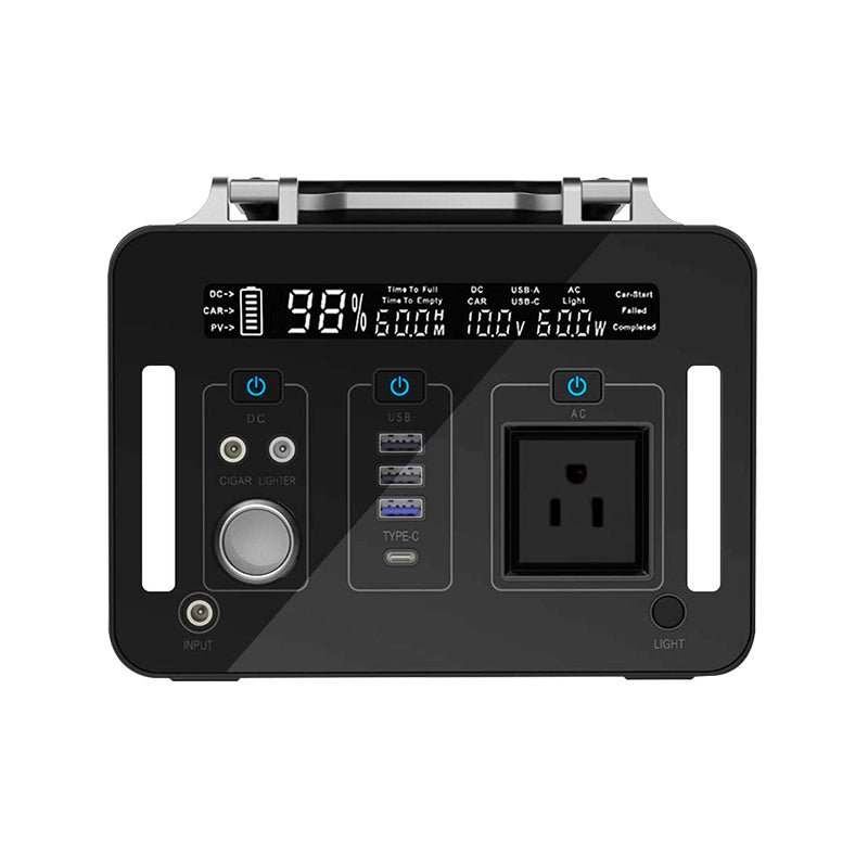 Portable Power Station Explorer with LED Flood Lights for Outdoor Off-road