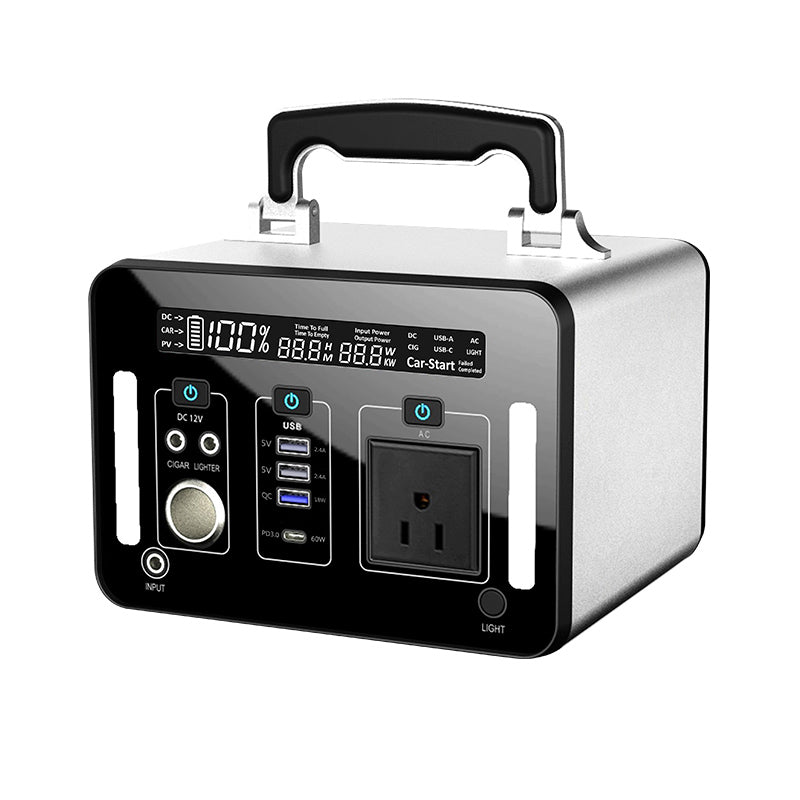 Portable Power Station Explorer with LED Flood Lights for Outdoor Off-road