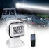 High Power 50W 360° CREE LED Remote Controlled Offroad LED Spotlights Work Lights