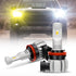  Dual Color Switch LED Headlights Fog Lamps