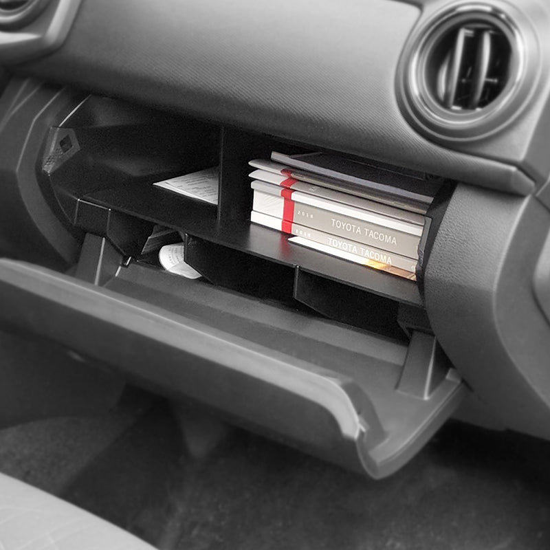 Glove Box Organizer Storage for 2016-Later Toyota Tacoma