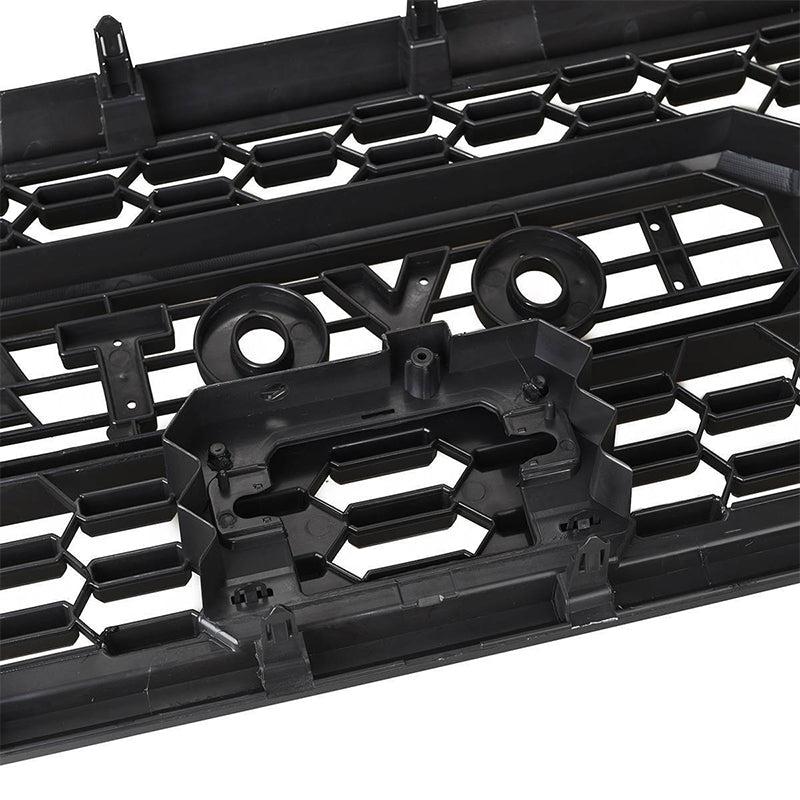 Roxmad Grill With Grey Letter & LED Amber Grill Lights Combo For 2016-Later Toyota Tacoma