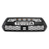 Roxmad Grill With Grey Letter & LED Amber Grill Lights Combo For 2016-Later Toyota Tacoma