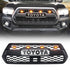 Roxmad Grill With Grey Letter & LED Amber Grill Lights Combo For 2016-Later Toyota Tacoma