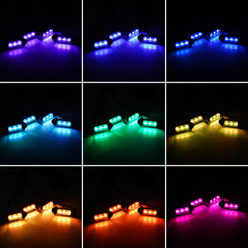 Roxmad RGB Front LED Grill Lights Kit for 2016-Later Tacoma TRD PRO