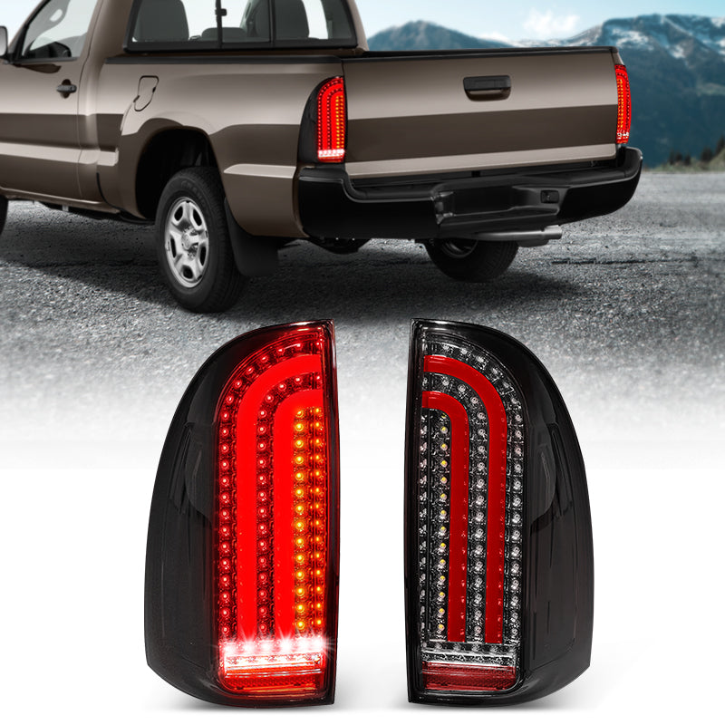 LED Rear Black Brake Tail Light For 2005-2012 Toyota Tacoma