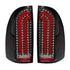 LED Rear Black Brake Tail Light For 2005-2012 Toyota Tacoma