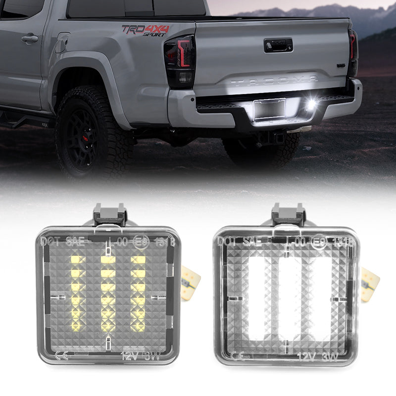 LED License Plate Lights For 2016-Later Toyota Tacoma